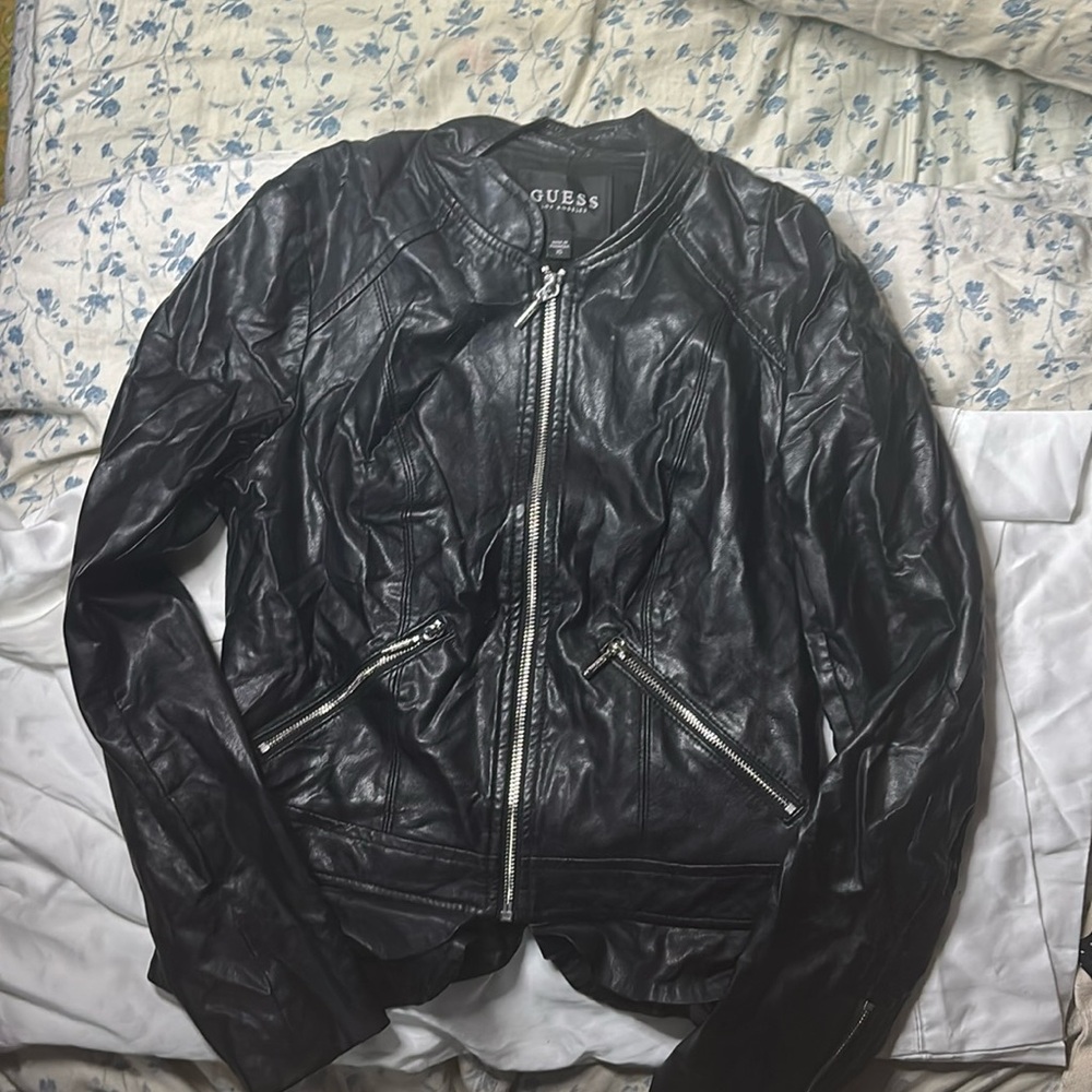 Guess leather jacket